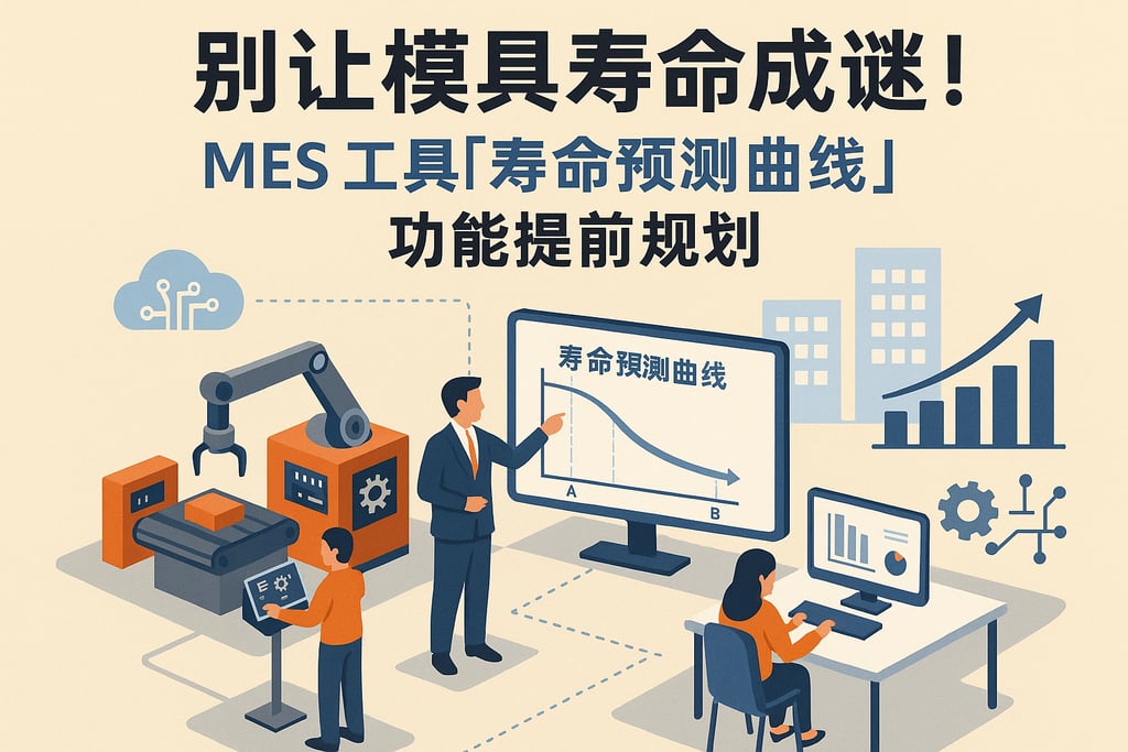 别让模具寿命成谜！MES 工具「寿命预测曲线」功能提前规划